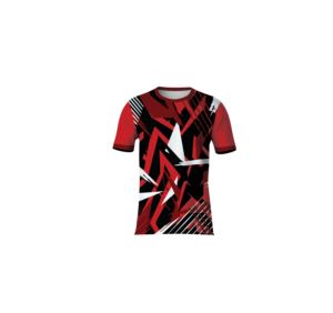 T-shirt en jersey uni à sublimation, en polyester doux, à manches courtes, avec motif graphique, design personnalisé, décontracté, séchage rapide, imprimé sur le devant - Product Image 5