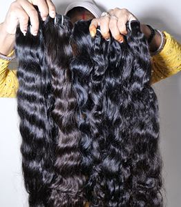 Cheveux Indiens Bruts Vierge 100% Non Traités du Sud de l'Inde, Cheveux Naturels Remy Toutes Textures, Cuticules Alignées, Bundles Ondulés, Extensions de Cheveux Humains - Product Image 2