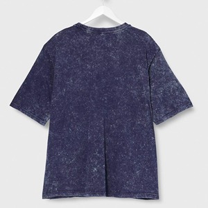 Camiseta de Manga Corta para Hombre, Talla Grande, Tie-Dye, Cuello Redondo, Informal, Tejida, de Alta Calidad, 100% Algodón, Diseño de Color Sólido - Product Image 1