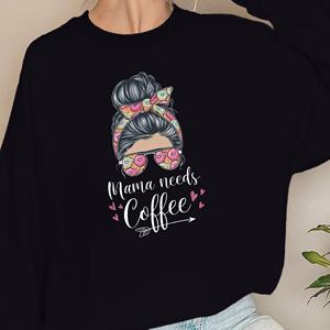เสื้อสเวตเตอร์ผู้หญิงสำหรับคุณแม่ต้องการกาแฟ - Product Image 2