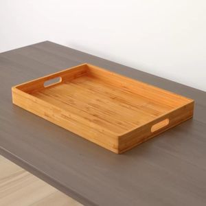 Bandeja de Servir de Madera Ligera y Resistente, Forma Ovalada, Color y Tamaño Personalizables, Diseño Moderno para Uso Diario en el Hogar, Elegante Bandeja para Aperitivos - Product Image 3