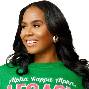 เสื้อสเวตเชิ้ตผ้าฟลีซสำหรับผู้หญิง รุ่น Legacy ปักลายตัวอักษรกรีกด้านหน้า คอกลม พรีเมียม - Product Image 2