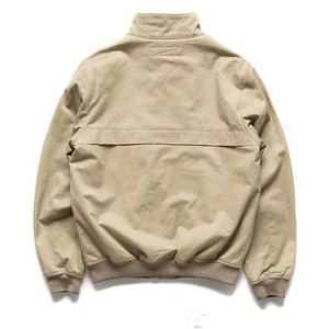 WASONS INTERNATIONAL Veste bomber à capuche coupe-vent pour homme, beige, 100% polyester, col montant, fermeture éclair, style vêtements de travail, hiver - Product Image 2