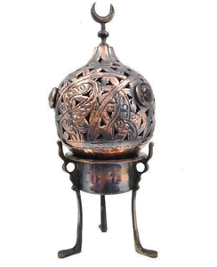 Brûleur d'encens Bakhoor islamique classique, écologique et durable, pour la décoration de la maison et de la salle de prière, en bois d'Oud arabe - Product Image 4