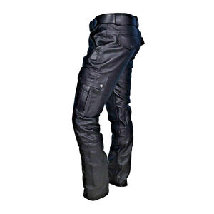 Pantalons en cuir pour hommes de haute qualité, vente en gros, qualité supérieure, décontractés, confortables, respirants, dernière arrivée, sur mesure - Product Image 2