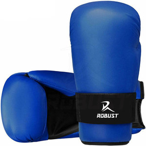 ถุงมือคาราเต้หนังแท้สำหรับฝึกซ้อมประจำวันและการออกกำลังกาย พร้อมฝ่ามือกันลื่นและระบบปิดแบบตีนตุ๊กแก - Product Image 6