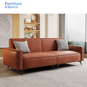 Sofá de cuero premium-Diseño contemporáneo de lujo-Muebles tapizados duraderos de Vietnam-Proveedor de exportación a granel OEM ODM - Product Image 1