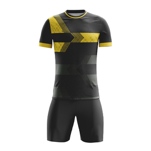 Ensemble de maillots de football pour hommes de haute qualité à séchage rapide, design personnalisé unique, vêtements de sport respirants, vente en ligne - Product Image 3