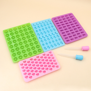 6 adet yapışmaz silikon şeker Molde sakızlı ayı dinozor Donut kalp 2 damlalıklar kalıpları süslemeleri için mükemmel Bakeware Set - Product Image 3