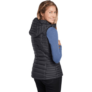Veste d'hiver épaisse imperméable de haute qualité OEM ODM, veste personnalisée, gilet matelassé vert pour femmes - Product Image 4