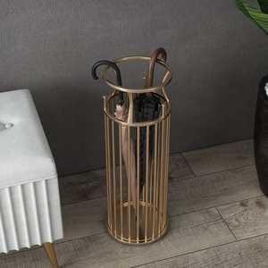 Paragüero decorativo de hierro con base de latón antiguo, capacidad para un paraguas, para decoración del hogar, tipo de suelo, estilo vintage - Product Image 5