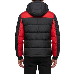 Zip Up Breathable Grayscale Urban <b>Camo</b> High Stand Collar Puffer <b>Jacket</b> Windbreaker Insulated Quilting Outdoor <b>Jackets</b> - Product Image 2