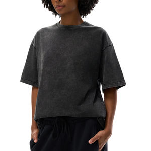 Camiseta de Hombre Oversize de Algodón 100% con Tejido de Punto Looper de 260 GSM, Lavado Ácido, Estampado Personalizado con Pigmento, Manga Corta, Estilo Vintage - ¡Gran Oferta! - Product Image 6