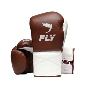 Guantes de Boxeo Profesionales Personalizados, Ligeros, Transpirables, con Protección UV, de Cuero, con Cordones, Color Personalizado, para Entrenamiento de Adultos - Product Image 1