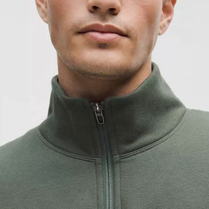 Sudadera con Capucha para Hombre, Color Verde Oliva, Corte Regular, 100% Algodón, Ecológica, Transpirable, Estilo Minimalista, para Otoño - Product Image 3