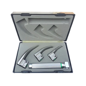 Set completo de laringoscopio Mac para diagnóstico, 5 hojas con mango y batería para intubación de vías respiratorias - Product Image 5