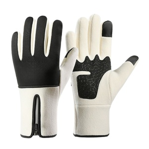 Gants de course en néoprène à doigts entiers avec fermeture éclair, antidérapants, unisexes, pour usage extérieur en hiver - Product Image 5
