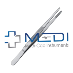 คู่มือเครื่องมือ Medi-Cab แหนบผ่าตัดสแตนเลสสตีล ขนาดมาตรฐาน สีเงิน ฆ่าเชื้อได้ ใช้ซ้ำได้ - Product Image 1