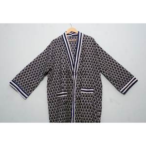 Kimono Hecho a Mano para Mujer, 100% Algodón, Estampado Floral Único, Estilo Japonés, Talla Única, Ropa de Playa Informal de Verano, Ropa de Dormir - Product Image 2