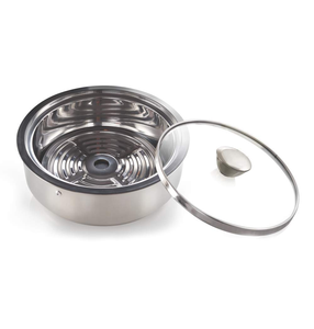 <b>Kitchen</b> Stainless Steel Chapati Box With Gold Handle Shiny Polished Modern Look Customize Size logo Accept, Western - Product Image 5