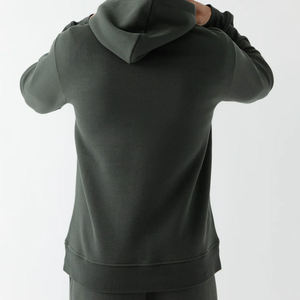 Sweat à capuche unisexe personnalisé brodé, style Hip Hop Streetwear, pour le sport et les loisirs, avec blocs de couleur, épaules tombantes et coupe carrée - Product Image 6