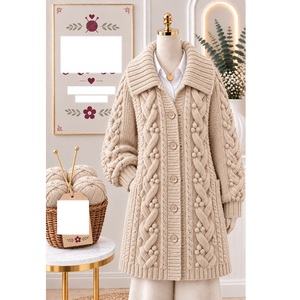 Pulls 100% acrylique ou coton, calibre 12, pour femmes, très tendance, style décontracté, pour la saison hivernale, fournisseur du Bangladesh. - Product Image 6