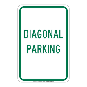 Señal de Estacionamiento Diagonal Brady, Señal de Advertencia de Alta Visibilidad para Áreas de Estacionamiento Interiores/Exteriores - Product Image 2