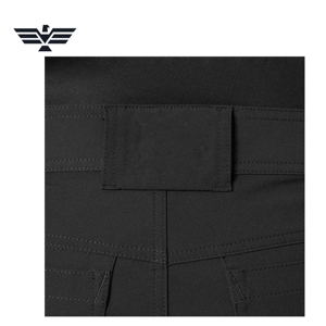 Premium <b>Black</b> High-Visibility Reflective Polyester Cargo <b>Work</b> <b>Pants</b> Men Multi-Pocket Industrial Safety Fluorescent Silk - Product Image 6