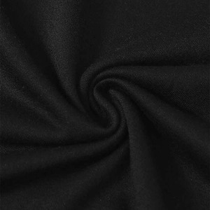 Sudadera de Punto para Hombre, Cuello Redondo, Manga Raglán, Estampado Geométrico Negro, Corte Regular, Diseño Personalizado - Product Image 4