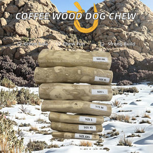 Mordedor Ecológico de Madera de Café para Perros Grandes y Medianos, No Tóxico, Duradero, con Sonido, para Limpieza Dental, Ejercicio Diario en Interiores - Product Image 2