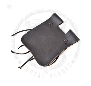 Unisex Medieval Costume Money <b>Pouch</b> Cosplay Hangable <b>Belt</b> Waist Bag Adult PU <b>Leather</b> Drawstring Coin Purse Party Accessory - Product Image 3