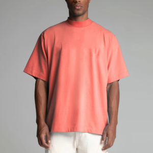T-shirt en coton uni oversize à épaules tombantes pour hommes, femmes, unisexe, streetwear décontracté, été, doux, respirant, coupe ample, tendance - Product Image 4