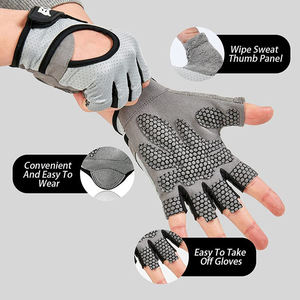 High Quality Custom Made Training Fitness Workout <b>Gloves</b> Anti-Slip <b>Weight</b> Lifting Latest Design Low Price Own Logo Cycling Gym - Product Image 6
