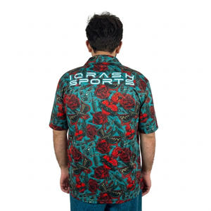 Chemises décontractées à manches longues en flanelle à carreaux, coupe classique, boutonnées, 100 % coton tricoté, sublimation, pour hommes, vente en gros - Product Image 2