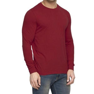 T-shirt décontracté exclusif pour homme à manches longues et col rond, 210 g/m², anti-plis, séchage rapide, impression numérique écologique, logo personnalisé sur le devant - Product Image 6