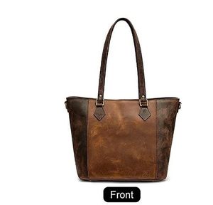 Bolso Tote de Cuero Genuino de Lujo, Resistente al Agua, Reutilizable, de Gran Capacidad, con Cierre de Cremallera, Correa para el Hombro para Mujer, Diseño de Halloween - Product Image 4