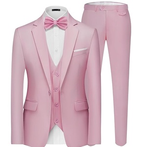 Traje Formal de Negocios para Hombre, Personalizado OEM ODM, de Alta Calidad, Transpirable, Mezcla de Poliéster, Traje de Oficina de un Solo Pecho, Pantalón, Chaqueta y Blazer - Product Image 6