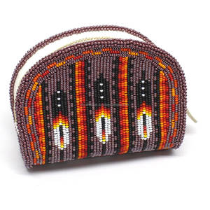 Bolso de mano con cuentas de semillas artísticas para mujer y niña, bolso de mano bordado con cuentas de semillas con estilo para mujer y Niña - Product Image 6