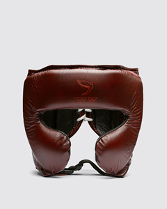 Premium Brown Genuine pro Leather Fly Boxing Sets Gloves <b>Head</b> & Groin <b>Training</b> & Sparring Muay Thai Kickboxing MMA Fighting Gear - Product Image 4