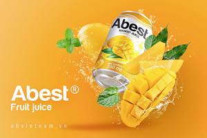 Abest 330ml fresco mango con sabor vietnamita refresco ingrediente único ODM OEM jugo de frutas y verduras Etiqueta Privada - Product Image 4
