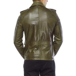 Nouvel arrivage – Prix de gros – Blousons en cuir pour homme en matière souple – Blouson en cuir décontracté très demandé pour homme - Product Image 5