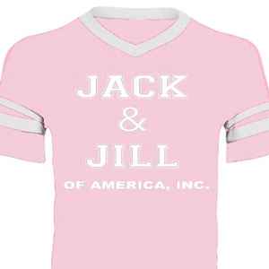 T-shirt Varsity pour jeunes Jack and Jill, col en V, manches courtes, style sportif, doux, confortable, décontracté, vêtements pour enfants, bleu - Product Image 4