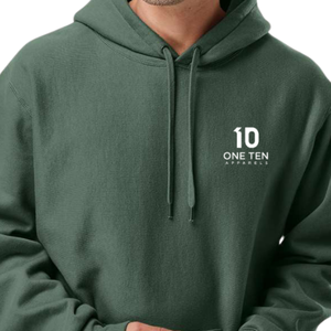 Sudadera con Capucha para Hombre, Tejido Grueso, Color Verde Alpino, Forro Polar Premium, Estilo Casual y Urbano, Cálida y Resistente - Product Image 3