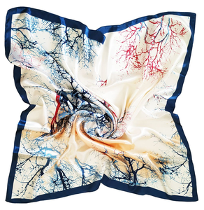 Pañuelo de satén personalizado con logo impreso, fabricante OEM ODM de marca privada para promoción de marca, exportación de pañuelos de moda. - Product Image 5