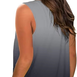 New Women's Summer Tank <b>Top</b> Best Design Short Sleeve Casual Plus Size Knitted Fabric Solid & Print Pattern Tank <b>Top</b> BY BS - Product Image 1