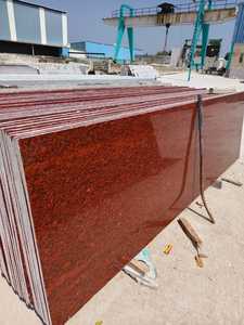 Grande dalle de granit rouge naturel de qualité supérieure, durable et écologique, surface polie pour applications de sol et de villa - Product Image 1