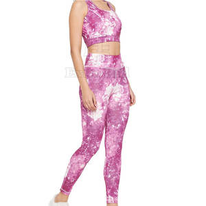 Conjunto de Yoga Sublimado sin Costuras para Mujer, Conjunto Deportivo Transpirable, Conjunto de Yoga Sublimado Premium Personalizado - Product Image 4