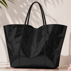 Bolso de Hombro de Playa para Mujer, Personalizado OEM, Grande, de Alta Calidad, con Acabado Metálico - Product Image 3