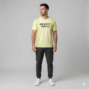 เสื้อยืดผู้ชายแบบสั่งทำรักษ์โลก ดีไซน์ใหม่หลากหลายสไตล์ เสื้อยืดคอกลมผู้ชาย สกรีนโลโก้ได้ - Product Image 1