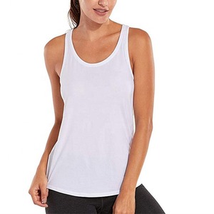 Camiseta sin mangas de algodón para mujer, nueva camiseta deportiva sin mangas para mujer, camiseta de yoga para gimnasio, camiseta sin mangas con cuello redondo, camiseta sin mangas lisa para mujer - Product Image 1